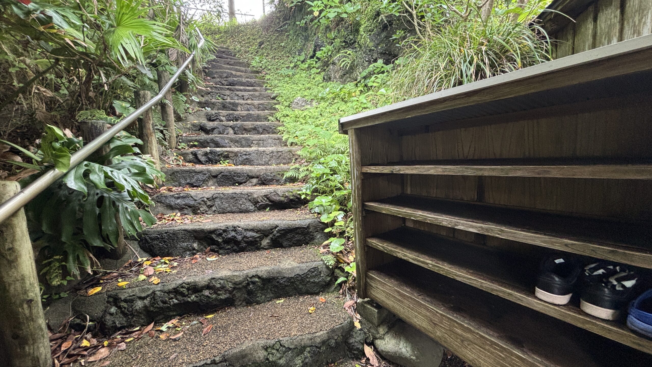 裏見ヶ滝温泉、下駄箱