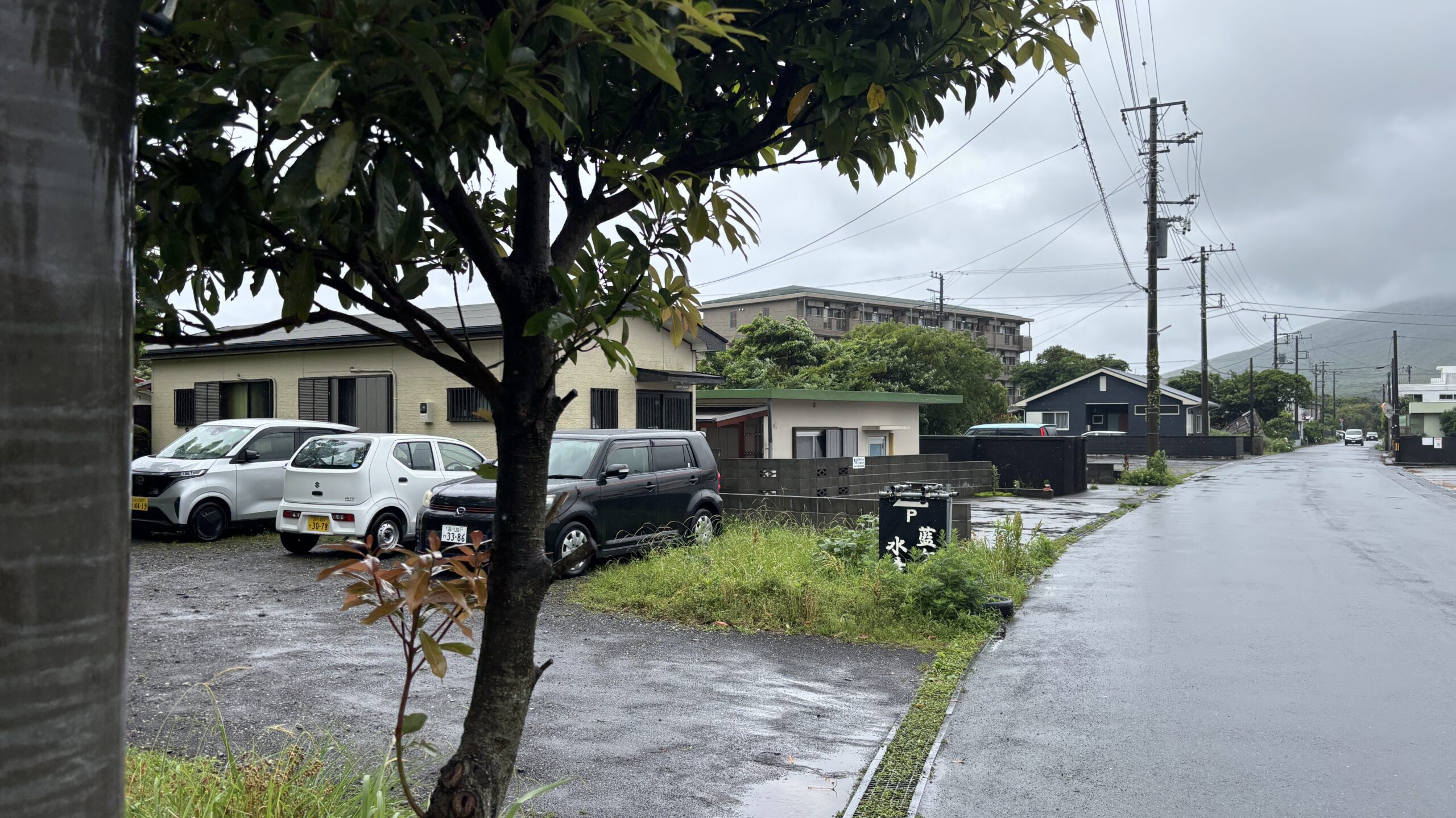 藍ヶ江水産、駐車場